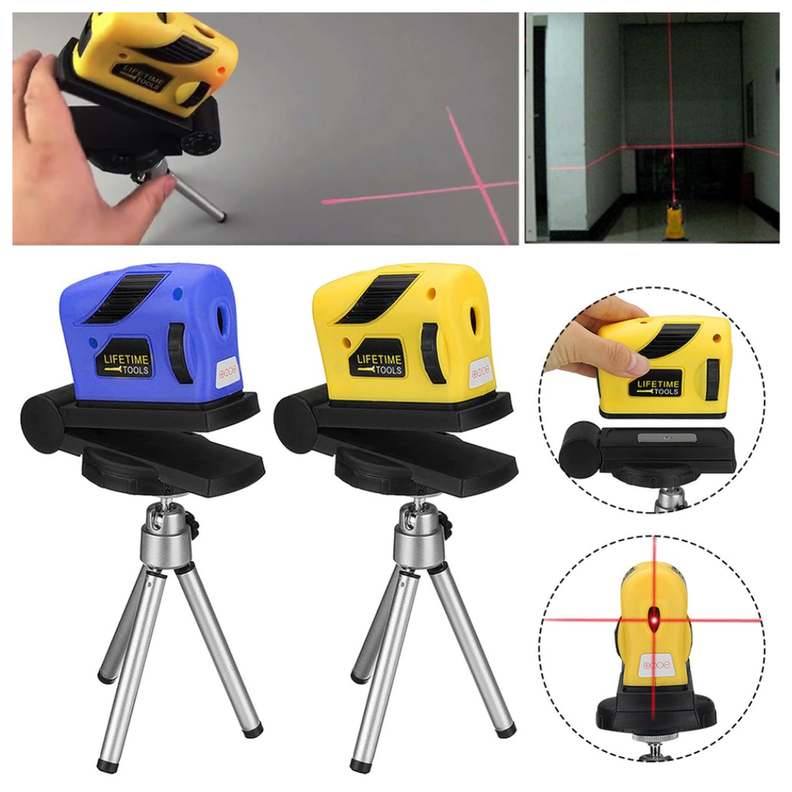 NIVEL LASER 4 EN 1 CON TRIPODE 14 CM-2