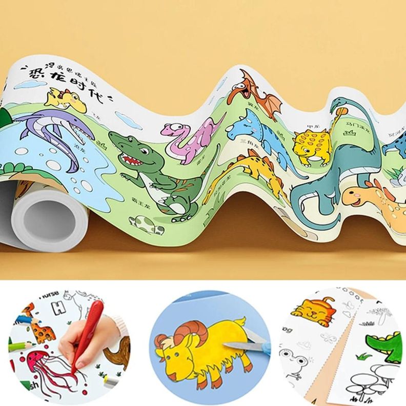 PAPEL DE DIBUJOS PARA COLOREAR EN LA PARED MONTESSORI-0