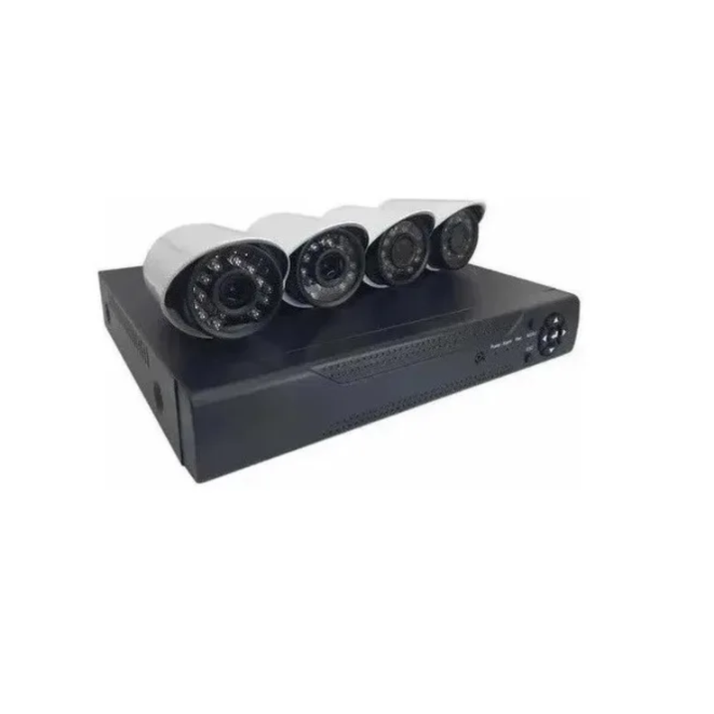 Kit Cctv Con 4 Cámaras De Seguridad Dvr 1080p Full Hd-2