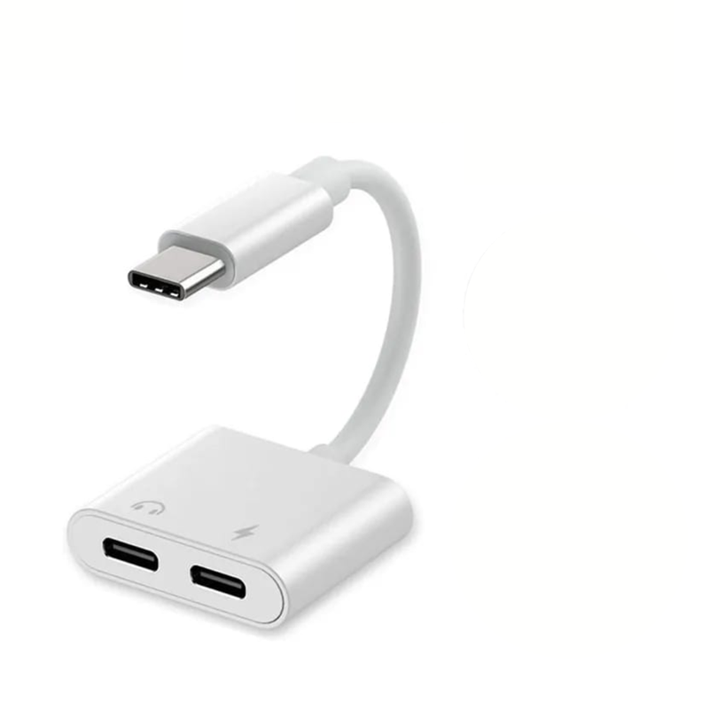 ADAPTADOR DUAL CARGA Y AUDIO TIPO C-0