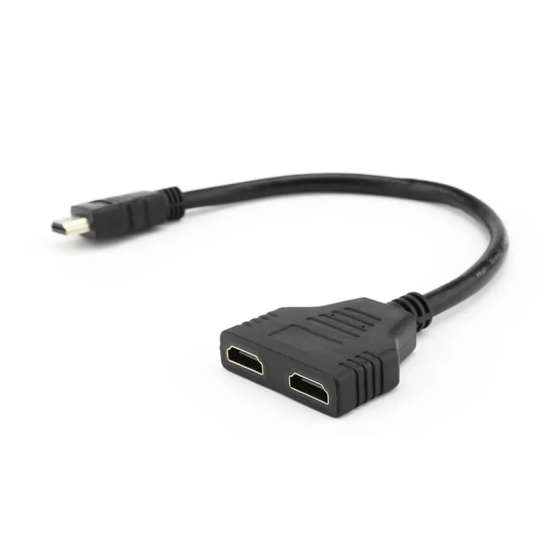 CABLE ADAPTADOR HDMI 1 MACHO 2 HEMBRAS-0