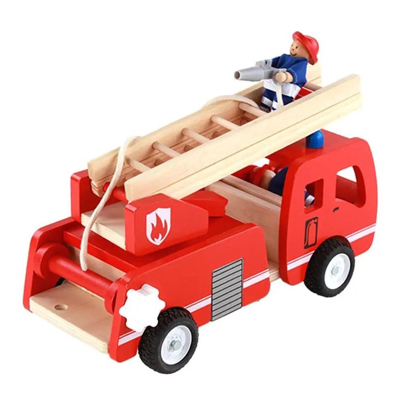 JUGUETE AUTO DE BOMBEROS MONTESSORI ARMABLE-0