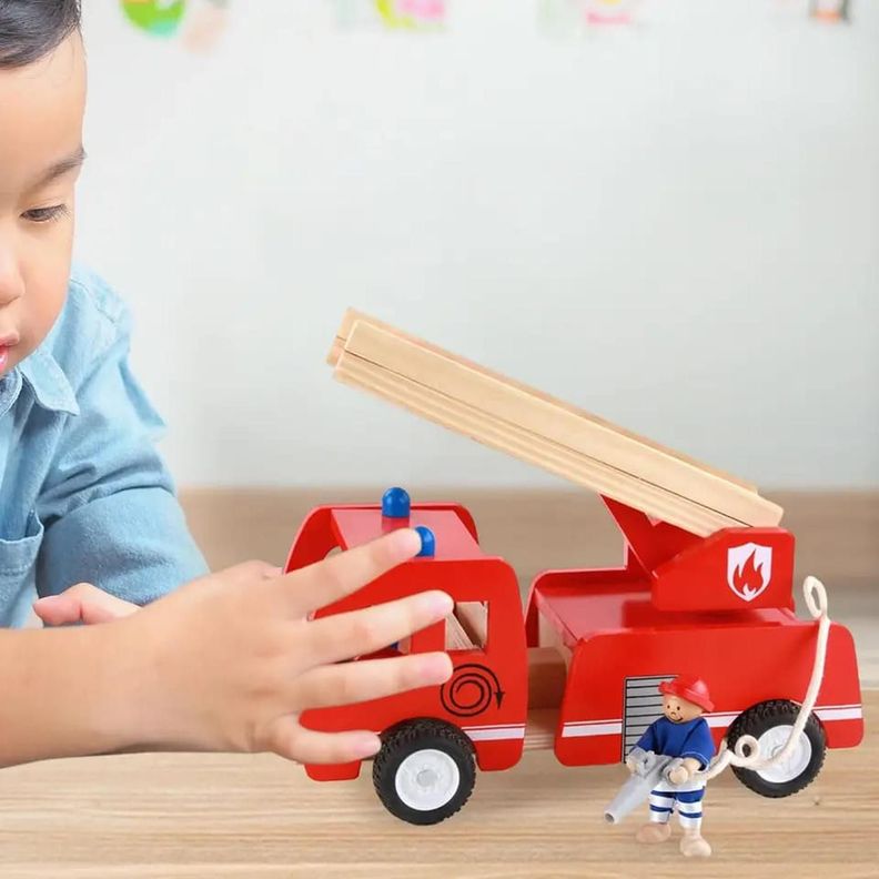 JUGUETE AUTO DE BOMBEROS MONTESSORI ARMABLE-3