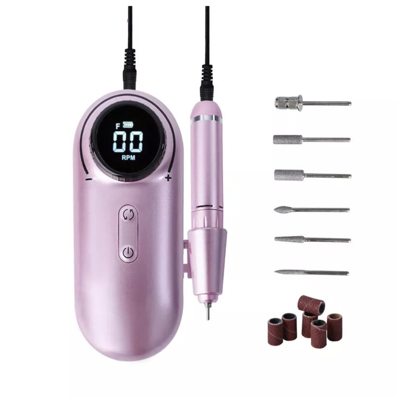 TORNO DE UÑAS INALAMBRICO CON INDICADOR LED -1