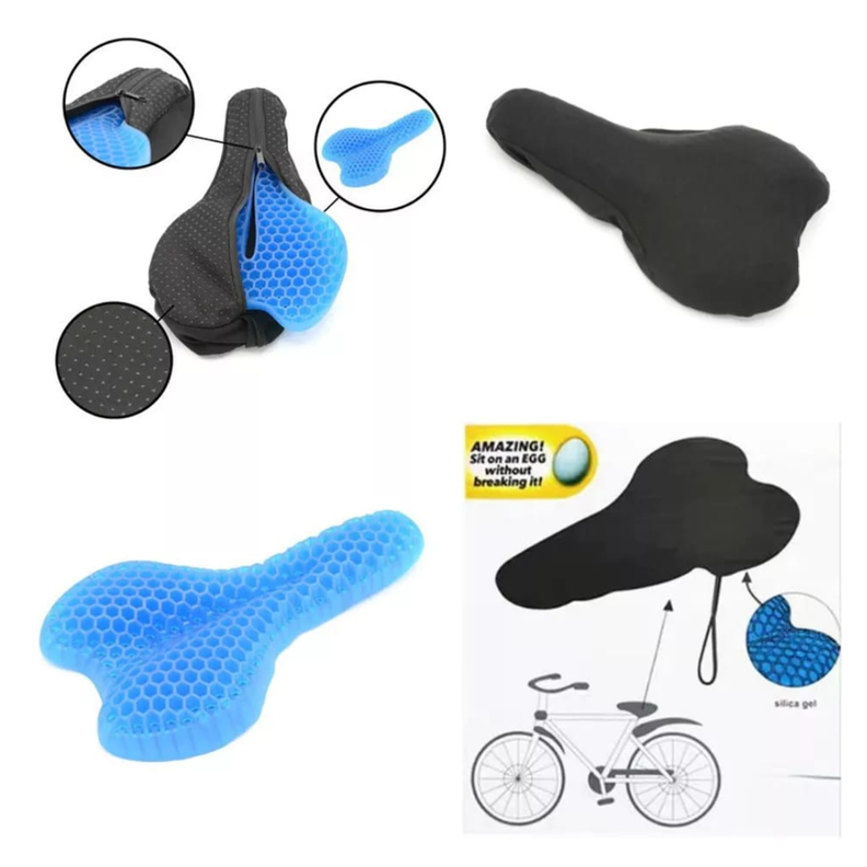 Cojín Sillín De Gel Para Asiento De Bicicleta-2