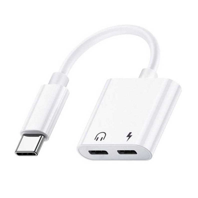 ADAPTADOR DUAL CARGA Y AUDIO TIPO C-0