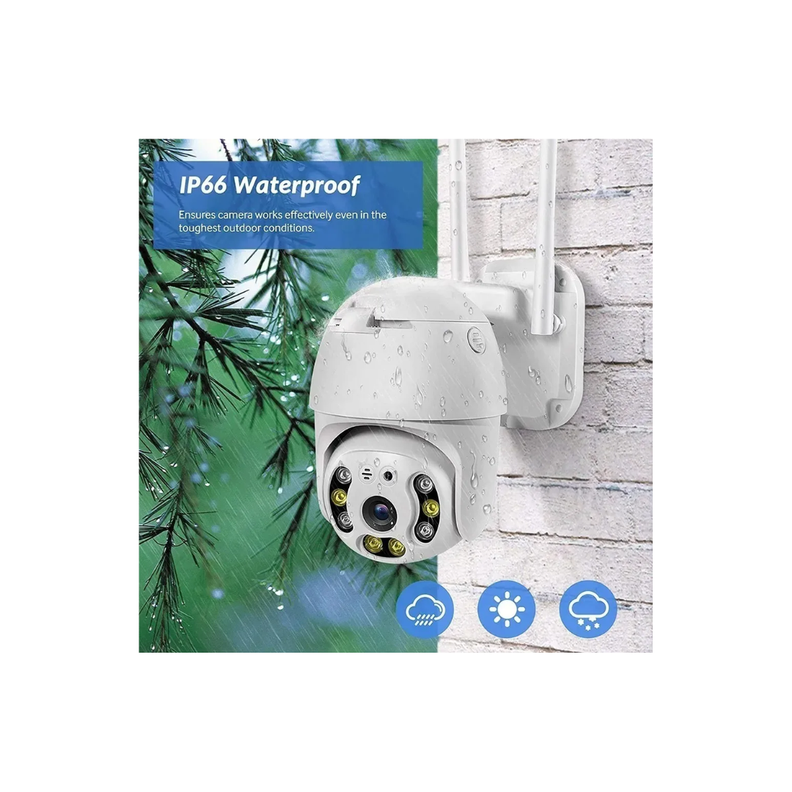 CAMARA IP PARA EXTERIOR IMPERMEABLE WIFI FULL HD-2