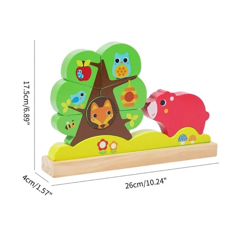 ROMPECABEZAS MONTESSORI MAGNETICO ARBOL-3