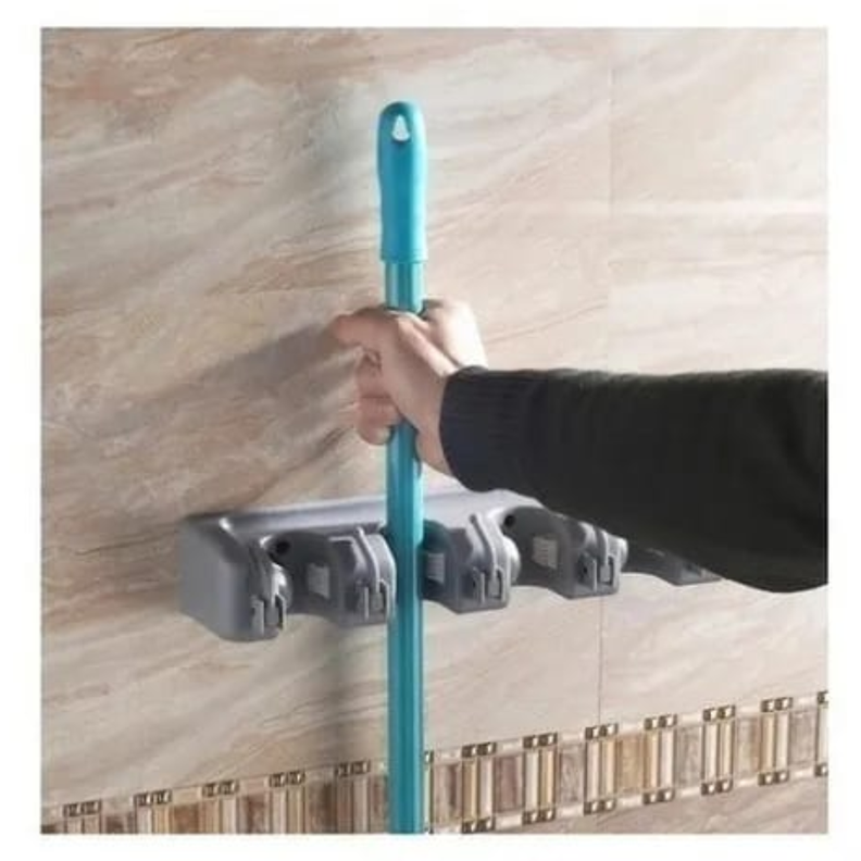 ORGANIZADOR SOPORTE DE PARED ESCOBAS Y HERRAMIENTAS-0