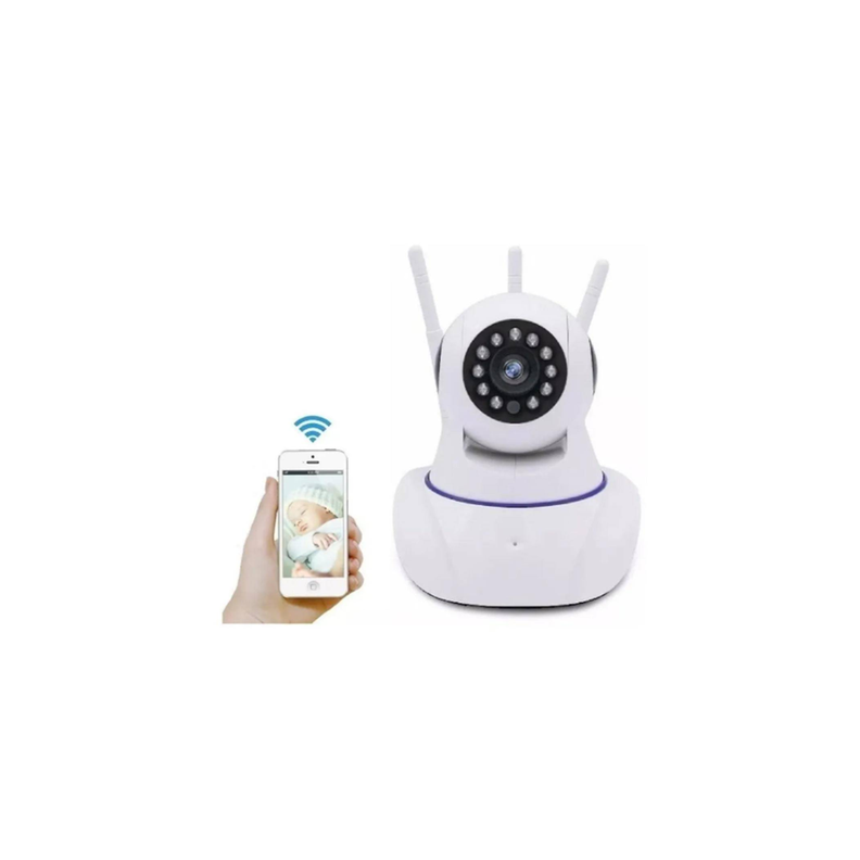 CAMARA IP SEGURIDAD WIFI HD ROBOTIZADA 3 ANTENAS-2