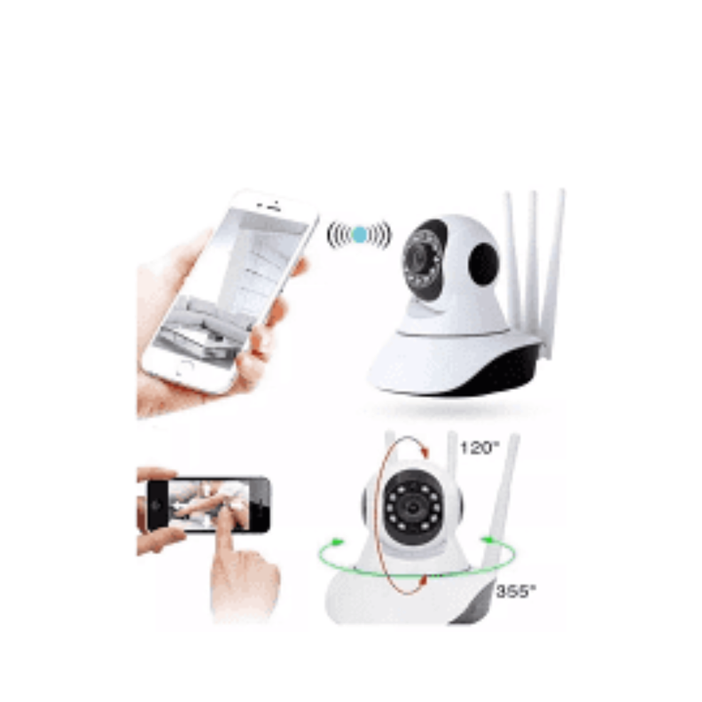 CAMARA IP SEGURIDAD WIFI HD ROBOTIZADA 3 ANTENAS-3