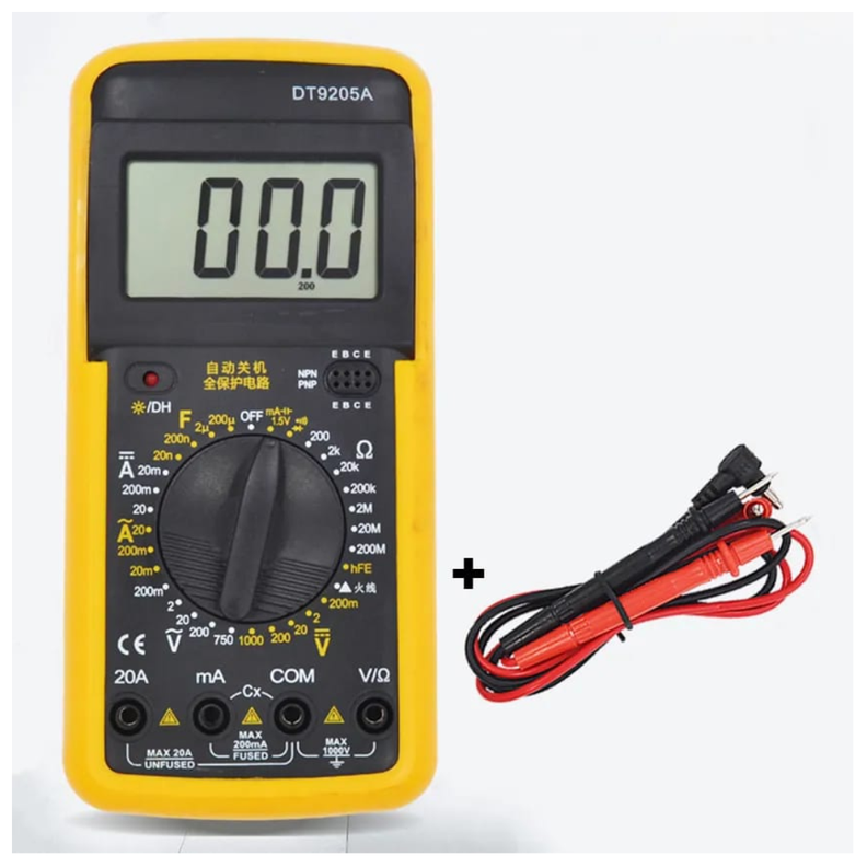 MULTITESTER DIGITAL CON INDICADOR LCD-0