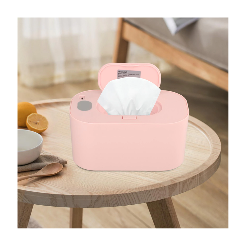 CALENTADOR PORTATIL DE TOALLITAS HUMEDAS USB ROSA-1