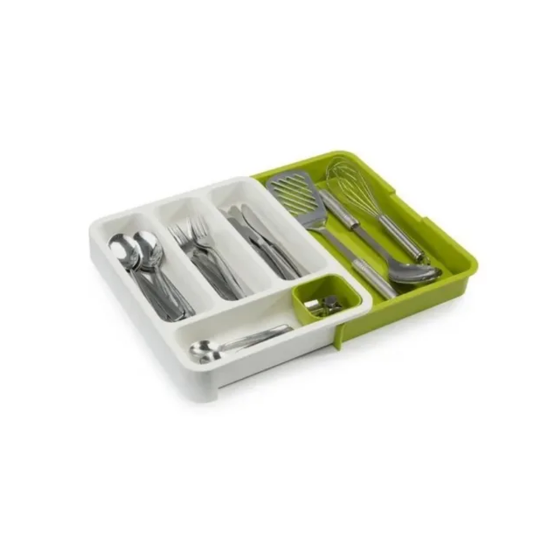 ORGANIZADOR DE GAVETAS Y CUBIERTOS EXTENSIBLE-0