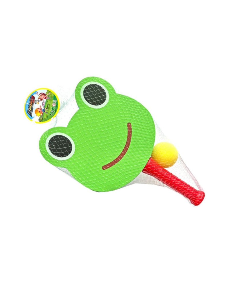JUEGO DE PALETAS DE TENIS DISEÑO DE RANA-2