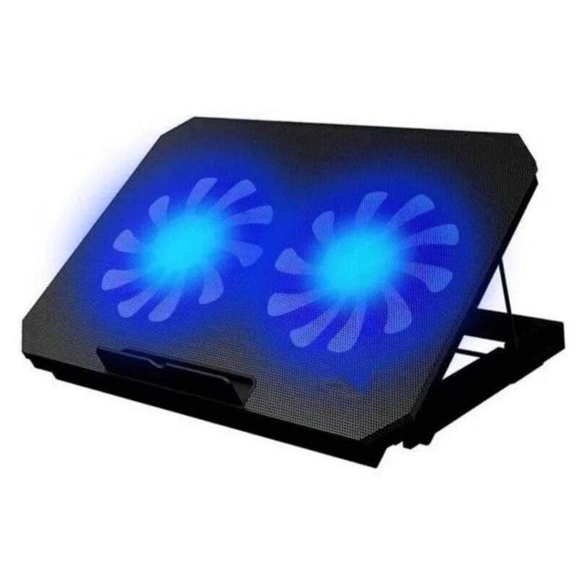 SOPORTE ENFRIADOR PARA NOTEBOOK CON 2 VENTILADORES-0