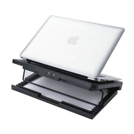 SOPORTE ENFRIADOR PARA NOTEBOOK CON 2 VENTILADORES-2