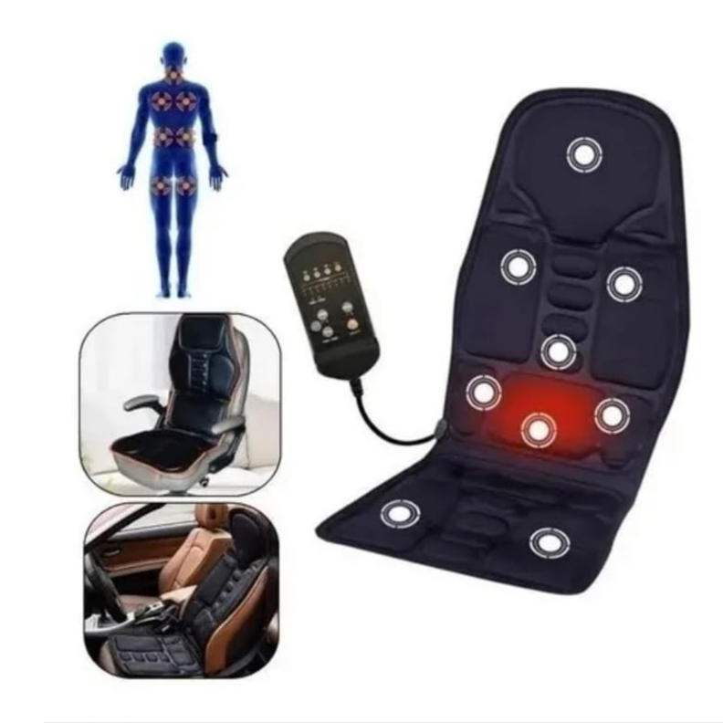 ASIENTO COJIN DE MASAJES LUMBAR PARA AUTO-1