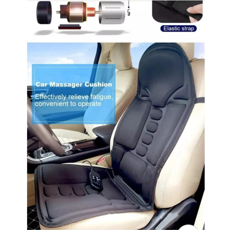 ASIENTO COJIN DE MASAJES LUMBAR PARA AUTO-2