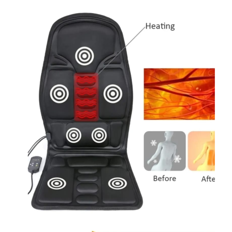 ASIENTO COJIN DE MASAJES LUMBAR PARA AUTO-3