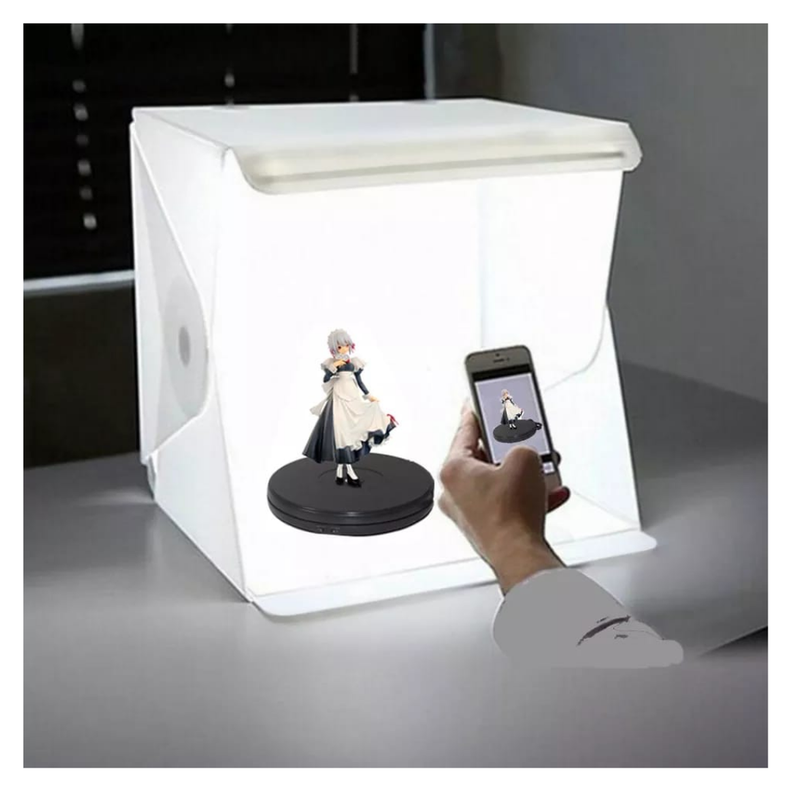 ESTUDIO FOTOGRAFICO PLEGABLE CON LUZ LED-2
