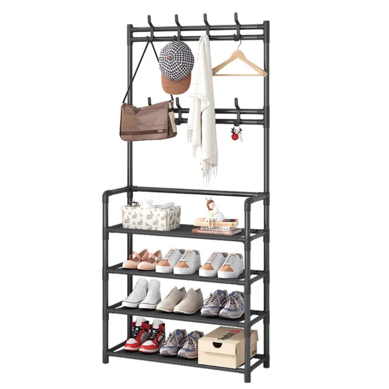 ORGANIZADOR PERCHERO ZAPATERO METALICO CLOSET-2