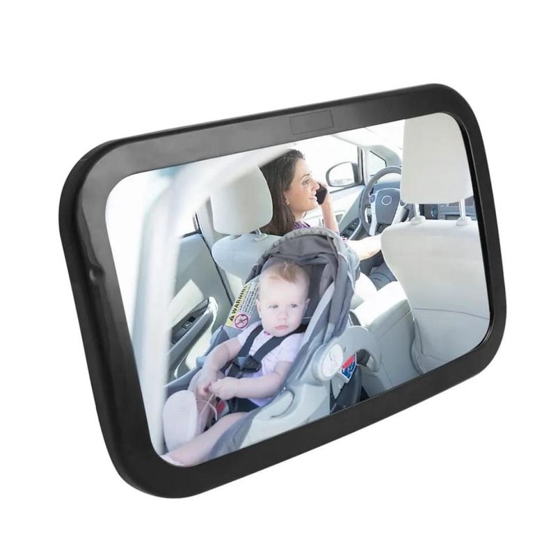 ESPEJO RETROVISOR GIRATORIO ASIENTO TRASERO DE AUTO BEBE-0