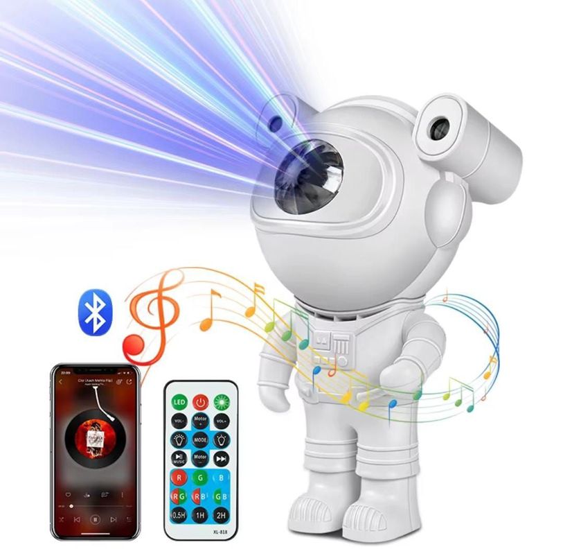 PROYECTOR GALAXIA CON ALTAVOZ BLUETOOTH ASTRONAUTA-0
