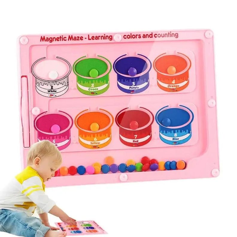 JUEGO TABLERO COGNITIVO DE COLORES MAGNETICO-0