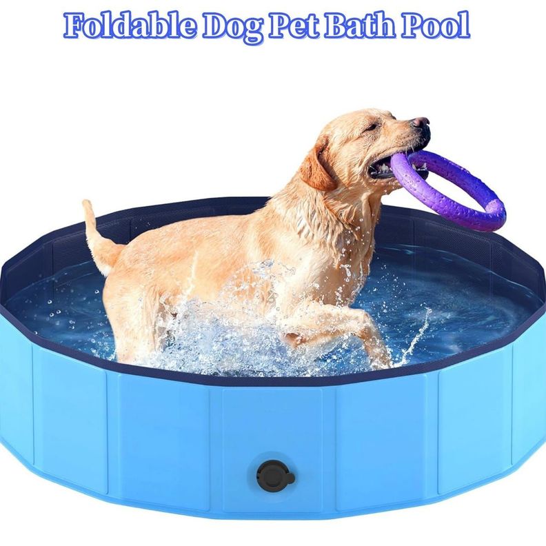 PISCINA PLEGABLE BAÑERA PARA MASCOTAS 80 CM-6