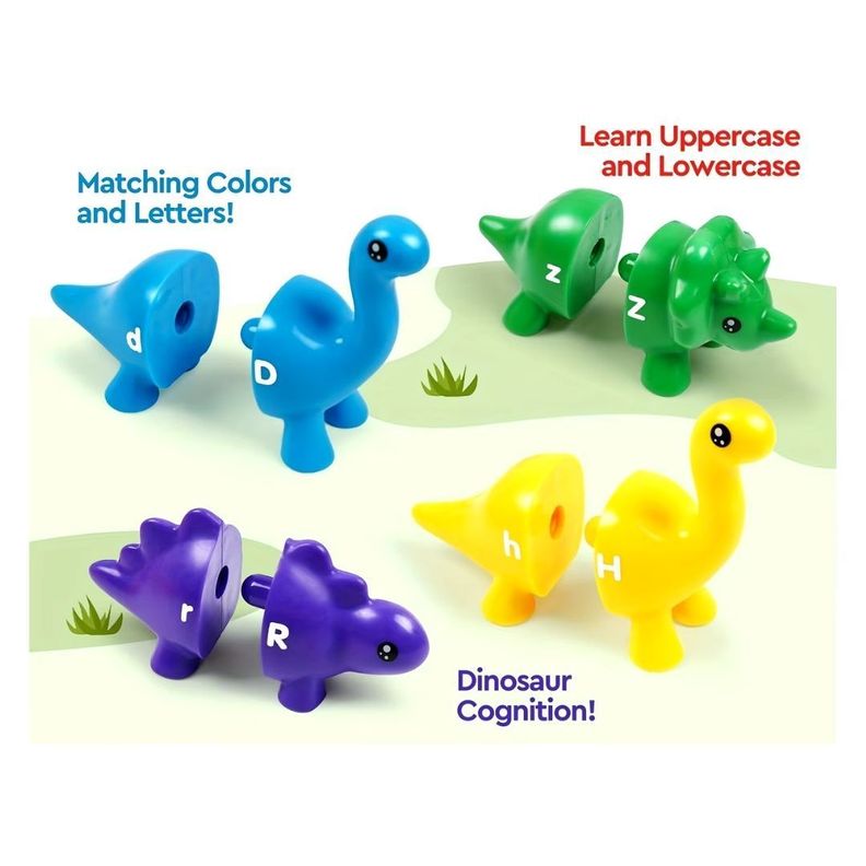 JUEGO DE ENCAJE DINOSAURIOS COLORES Y LETRAS-2