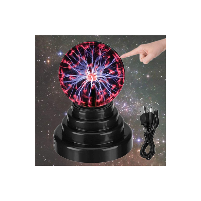 LAMPARA DE PLASMA BOLA DE CRISTAL PEQUEÑA USB-1