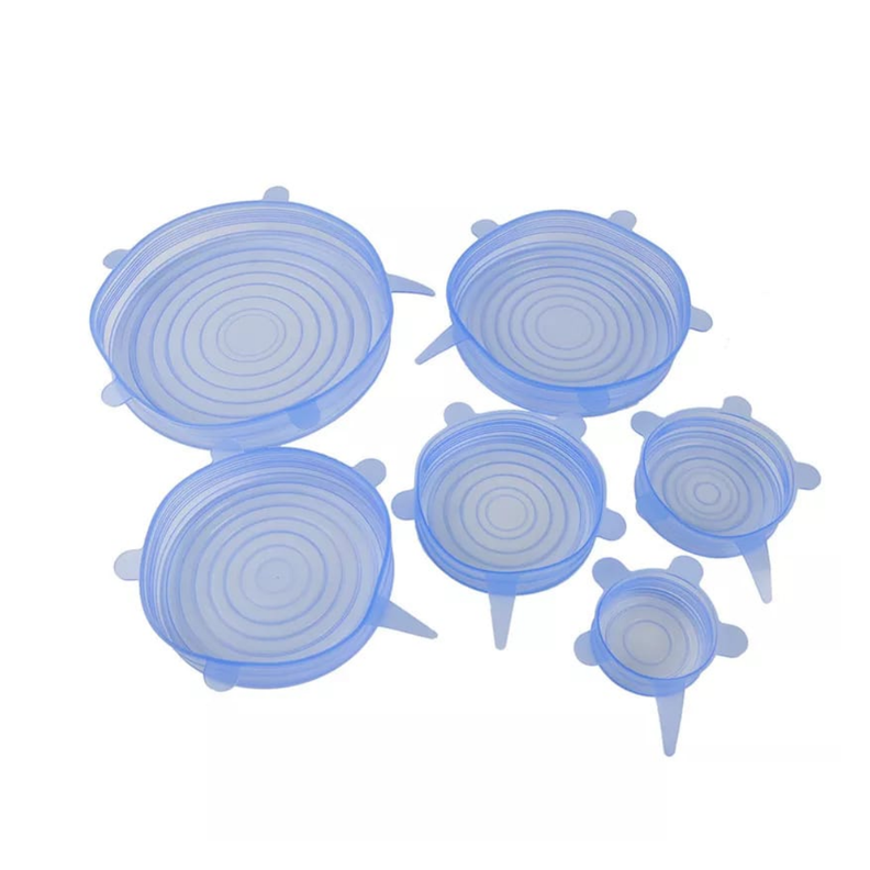 TAPAS DE SILICONA EXTENSIBLE ANTI ESCURRIMIENTO 6 PIEZAS-2