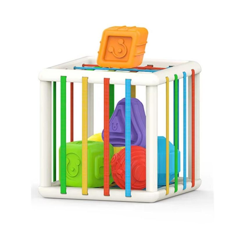 CUBO SENSORIAL CON FIGURAS GEOMETRICAS MONTESSORI-3