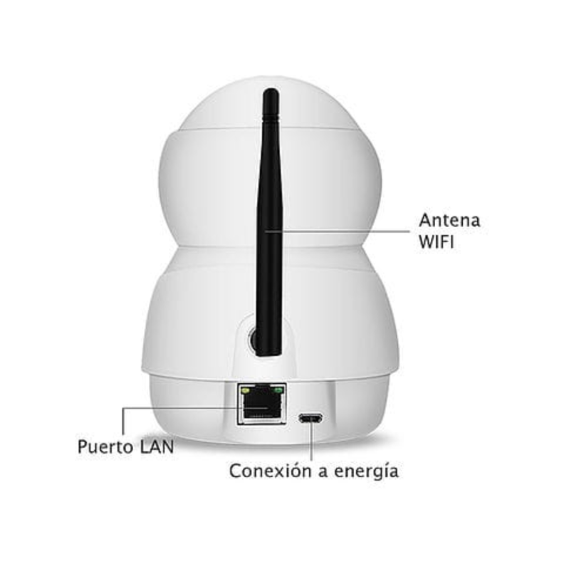 CAMARA WIFI ROBOTICA 360 MONITOR BEBE-2