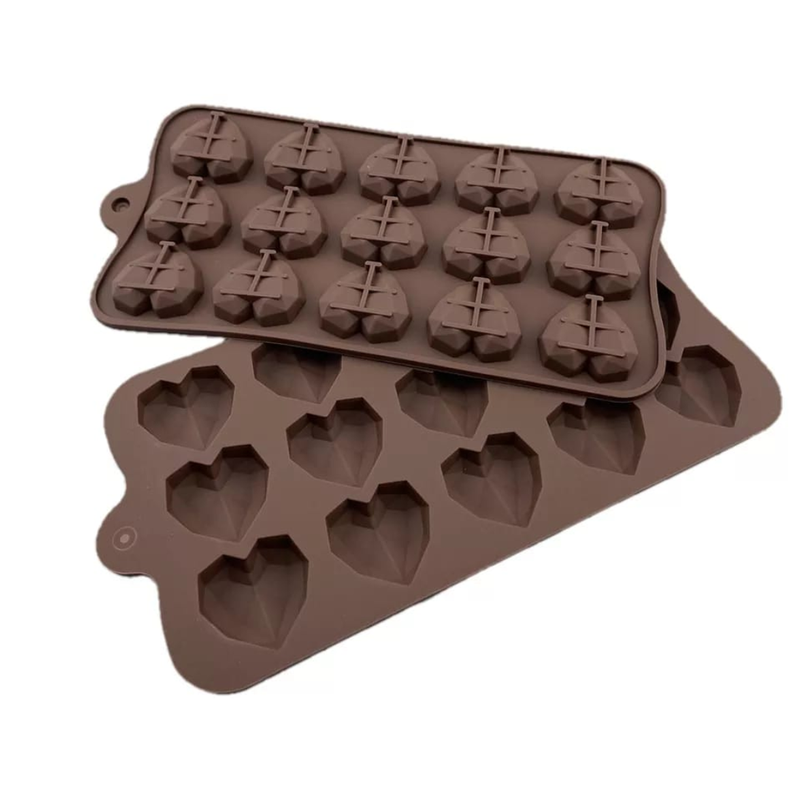 MOLDE SILICONA PARA BOMBONES CHOCOLATE CORAZON-1