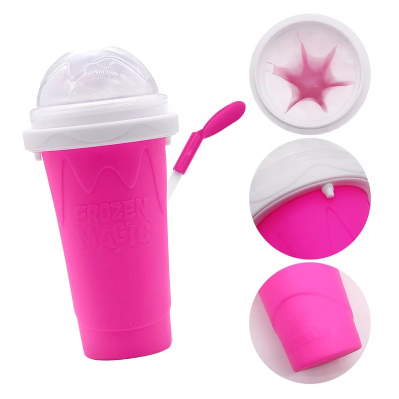 VASO FROZEN PARA GRANIZADO CONGELACION RAPIDA- ROSA-1