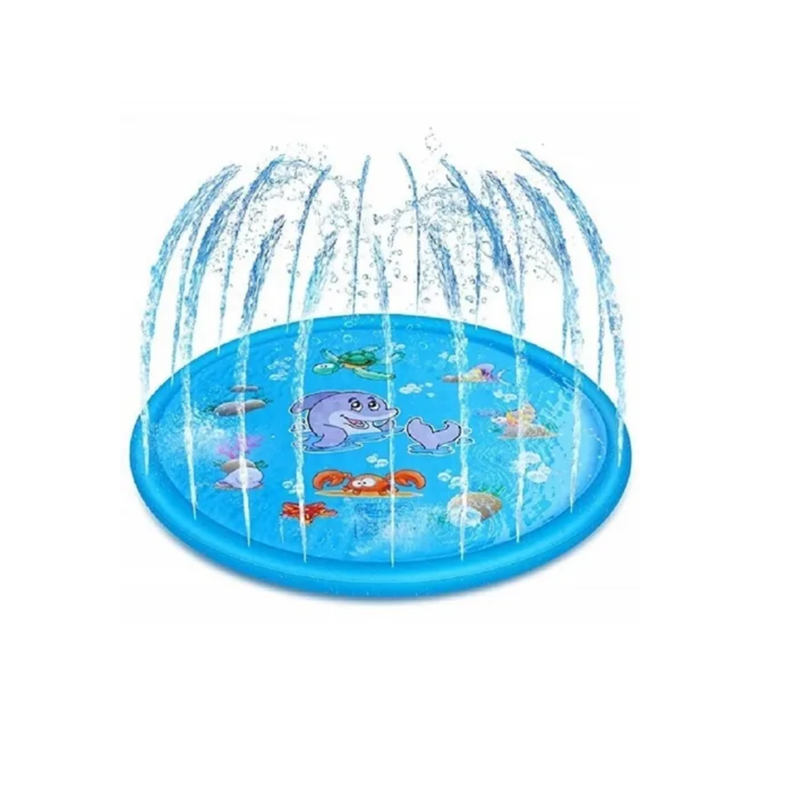 ALFOMBRA PISCINA 170 CM LANZA AGUA ROCIADOR NIÑOS-0