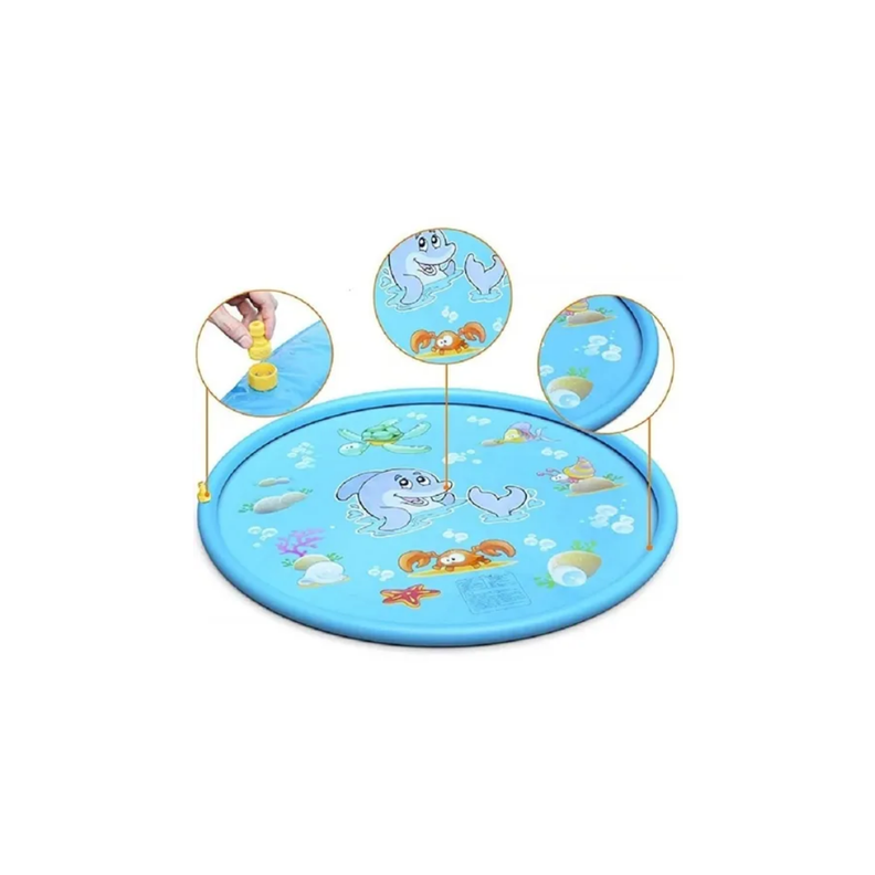 ALFOMBRA PISCINA 170 CM LANZA AGUA ROCIADOR NIÑOS-1
