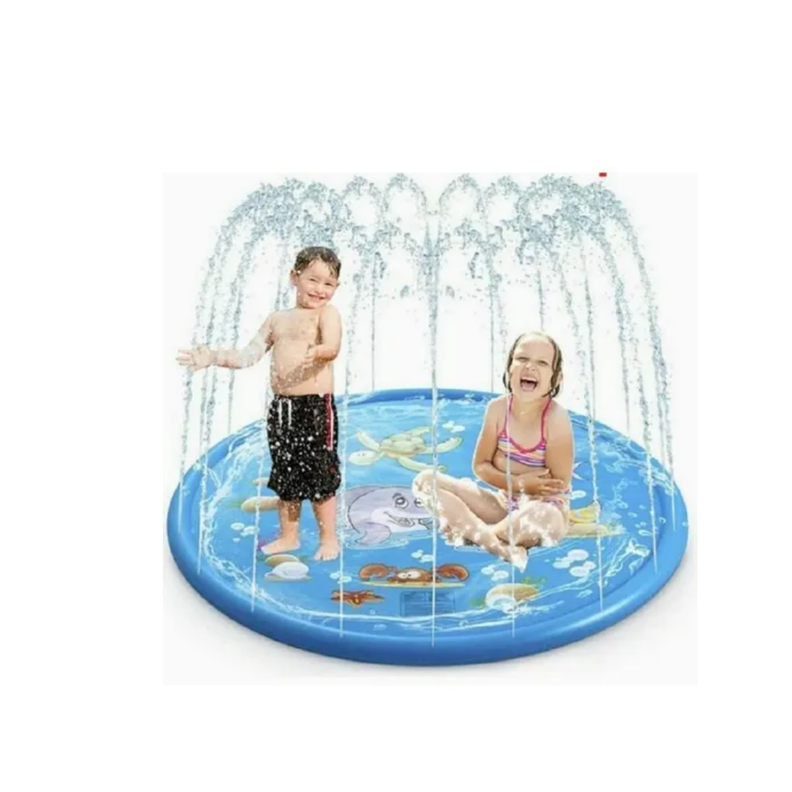 ALFOMBRA PISCINA 170 CM LANZA AGUA ROCIADOR NIÑOS-2