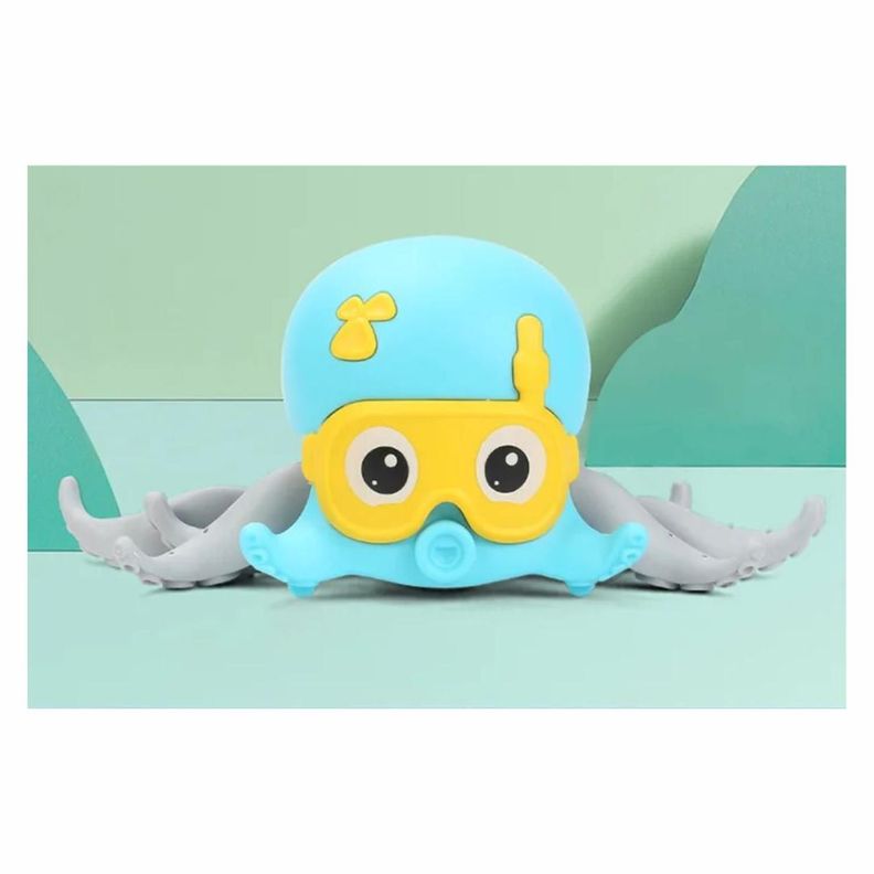 PULPO FLOTADOR JUGUETE DE BAÑO PARA NIÑOS-1