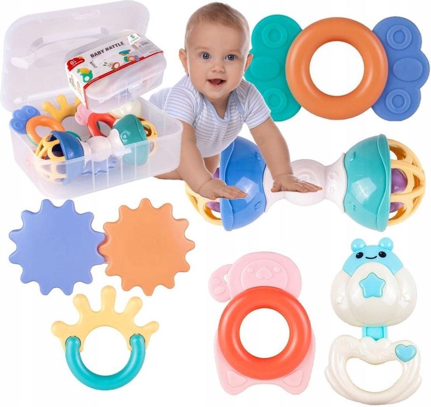 SET DE SONAJEROS Y MORDEDORES PARA BEBE-3