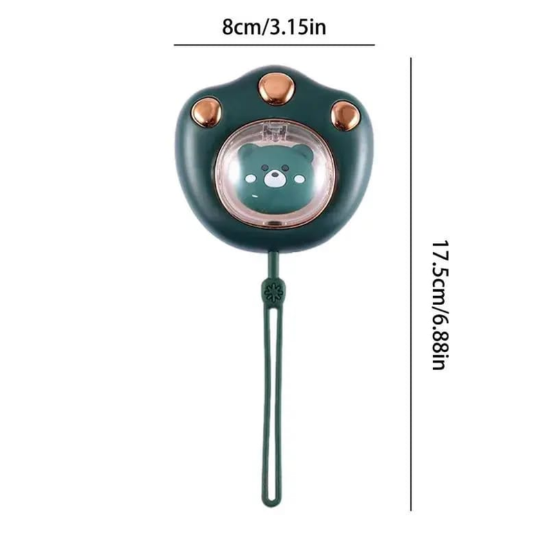 GUATERO DE MANOS PORTATIL RECARGABLE USB VERDE-2