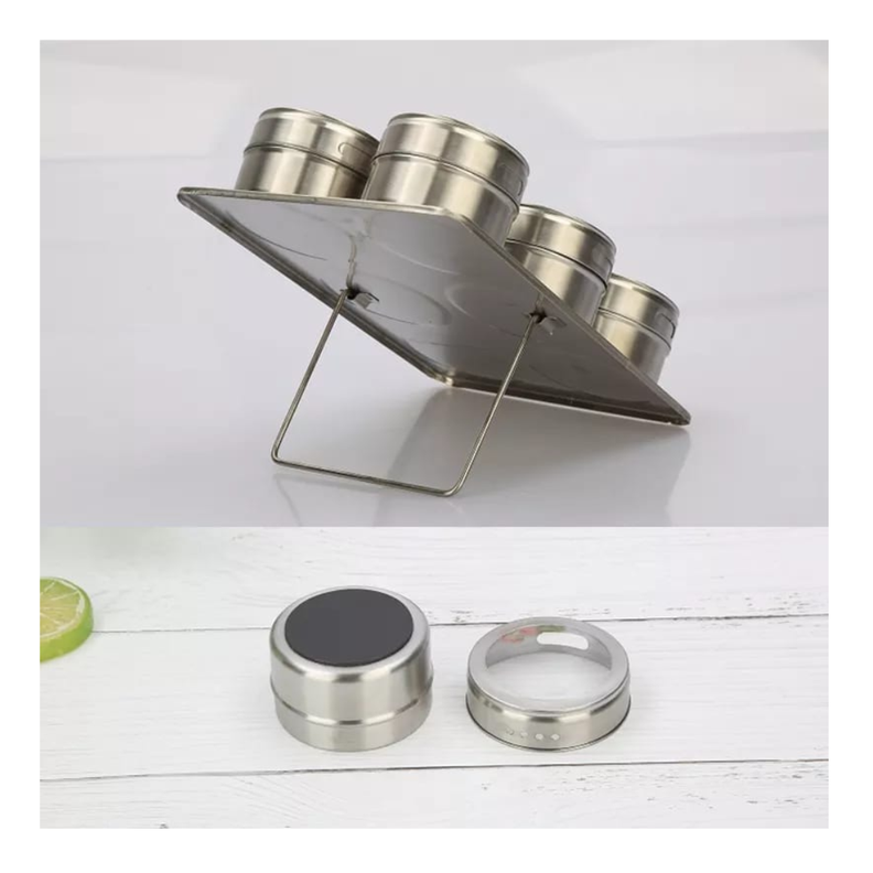 ESPECIEROS CONDIMENTEROS METALICOS MAGNETICOS X6-2