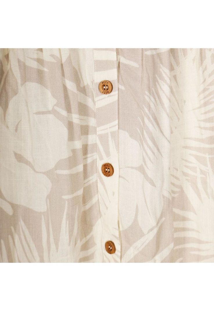 Vestido Women Leaves Beige-3