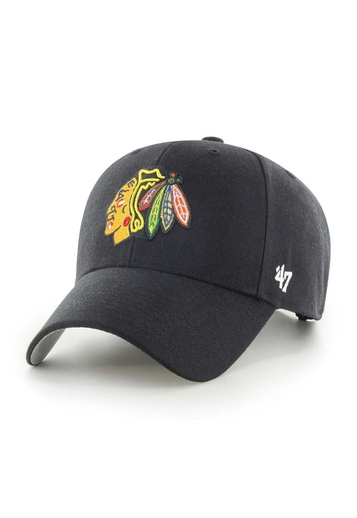 Jockey Chicago Blackhawks Black Sure Snapback-0