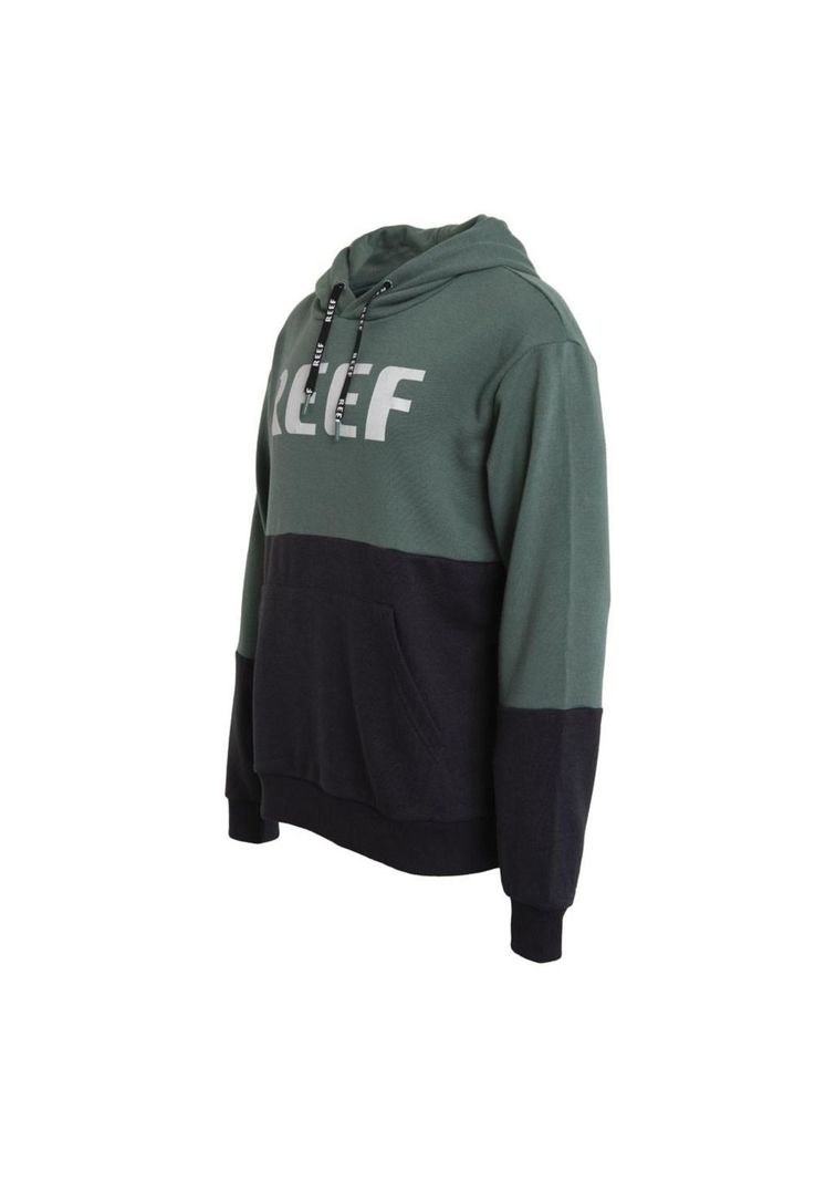 Poleron Men Hoodie Bicolor Green Black-1