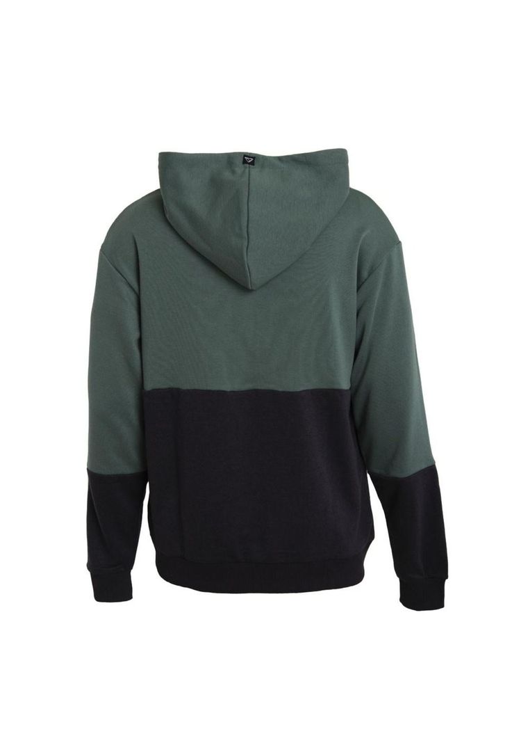 Poleron Men Hoodie Bicolor Green Black-2