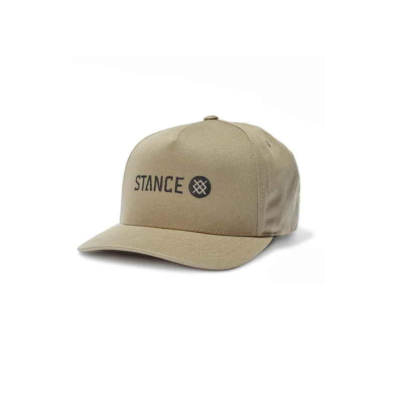 Jockey Icon Snapback Hat Taupe Cafe