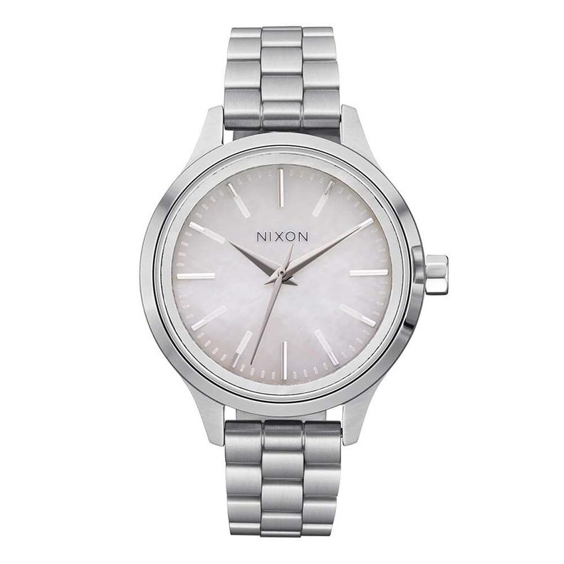 Reloj Nixon Optimist Silver Mother of Pearl